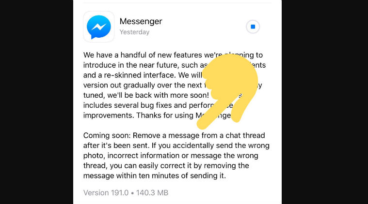 Introducing A Latest Feature Of Facebook That Will Allow You To Unsend A Message 