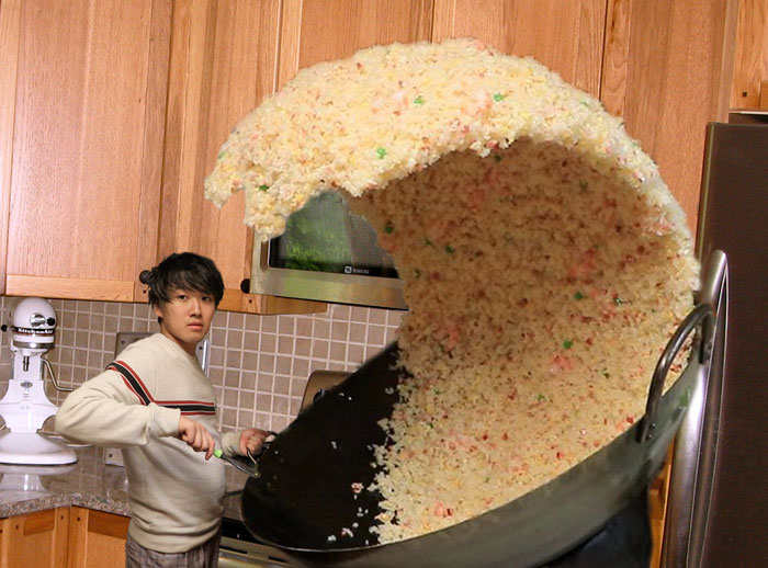 Giant Rice Wave Turned Into Funny Photoshop Battle