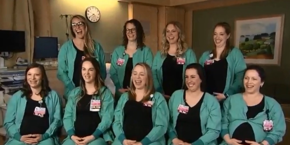 Baby Boom! 9 Delivery Nurses Of This Hospital Are Pregnant At The Same Time