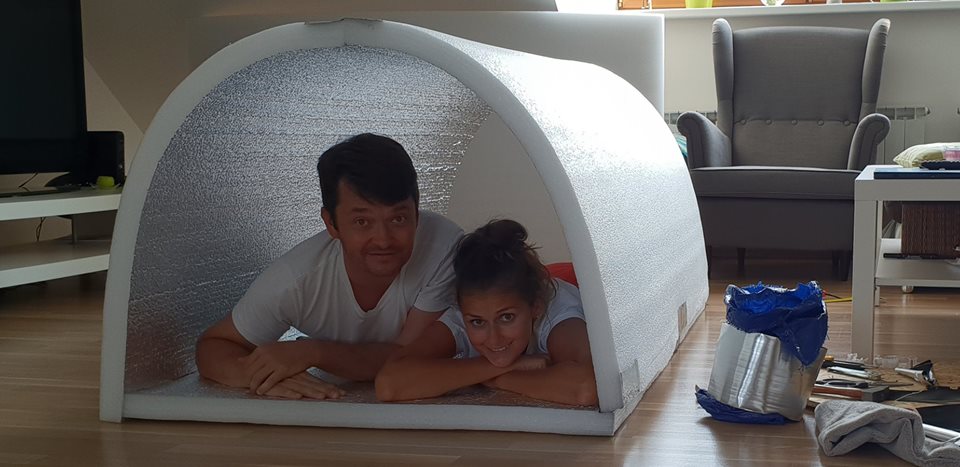 Engineer Builds Igloo Shelters That Retains Body Heat For Homeless People