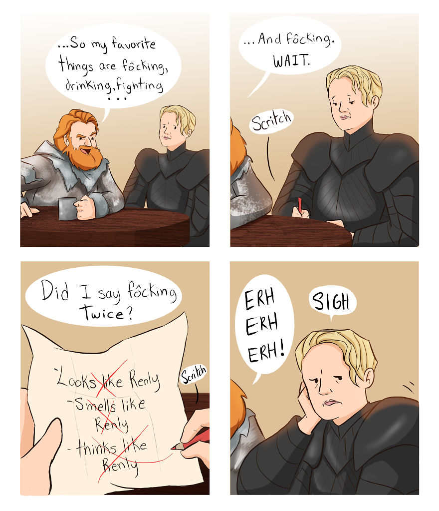 Behind The Scenes Of Game Of Thrones In Comic Strips By Sarah Dunlavey