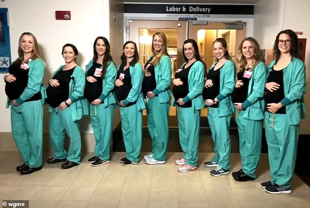 Seven Teachers In The Elementary School Became Pregnant At The Same Time