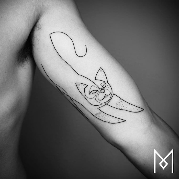 This Tattoo Artist Made This Amazing Series Of Tattoos From Just One Continuous Line