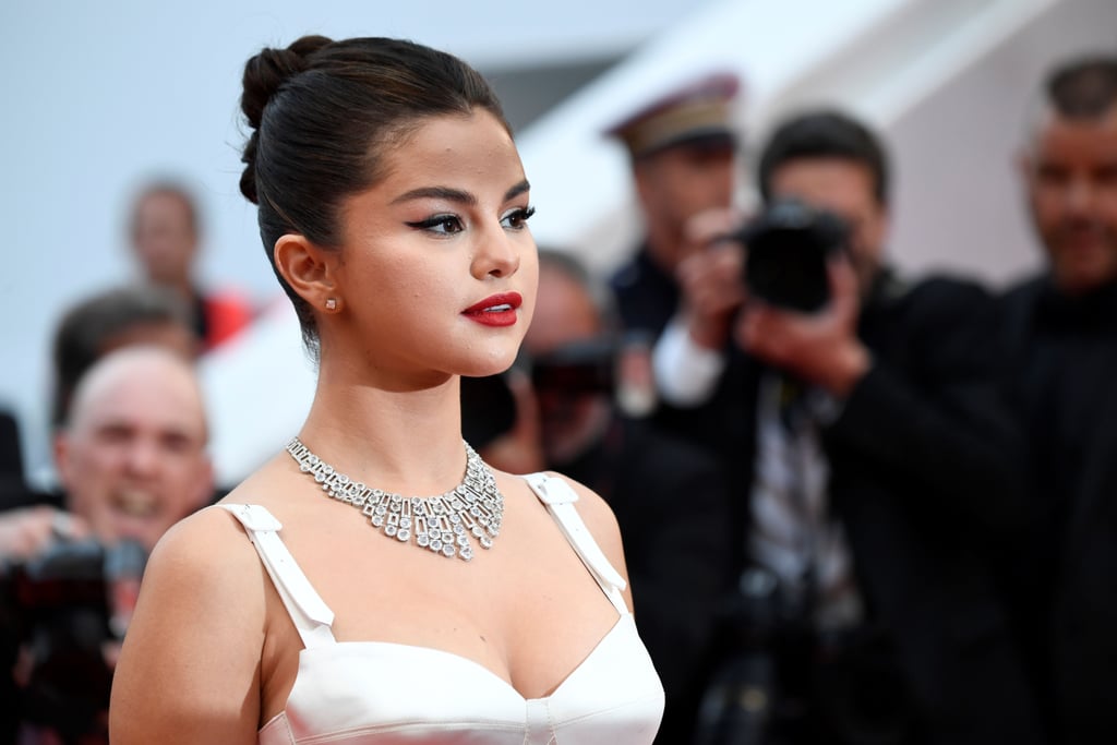 Selena Gomez Made Her Debut At The Cannes 2019 Red Carpet In Stunning Satin Attire