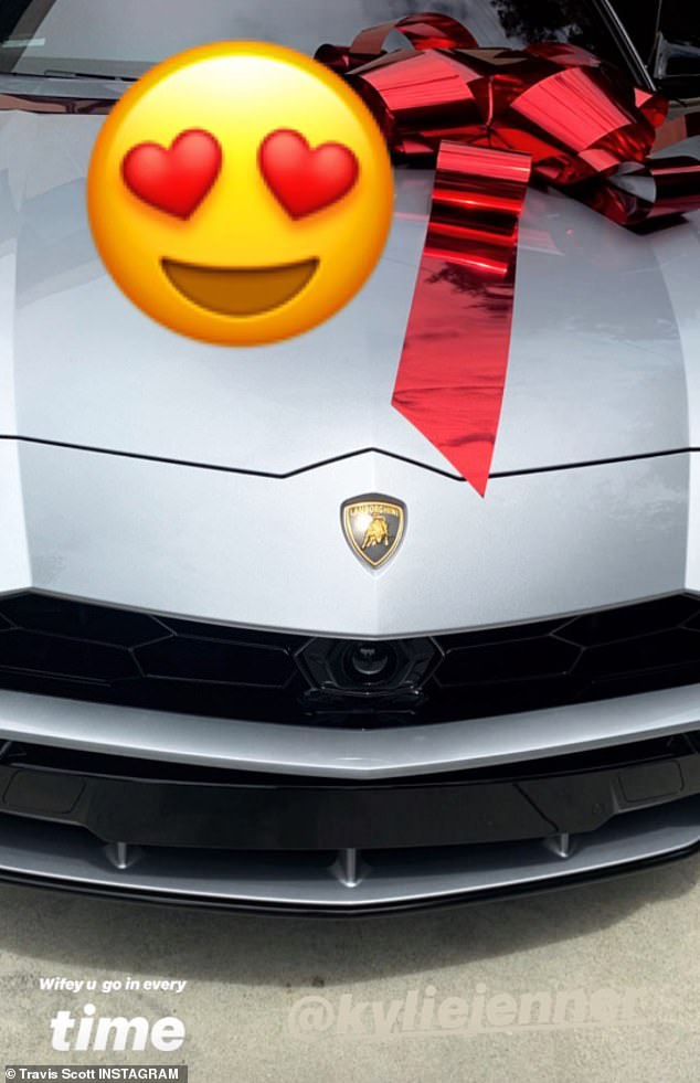 Kylie Jenner Gifted Travis Scott A Lamborghini For Birthday And Called Him 'Hubby' In Latest Post