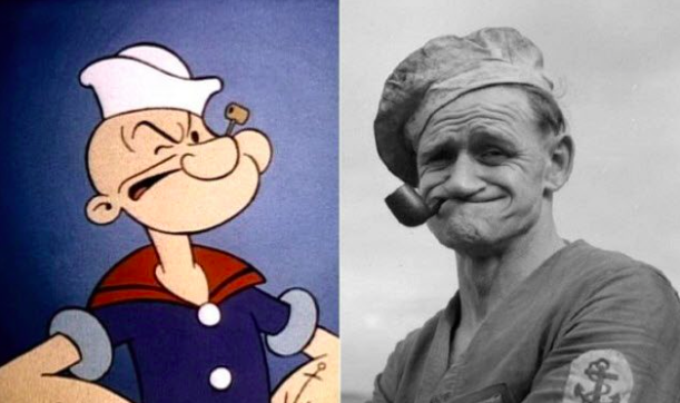 These cartoon characters can be found in real life people