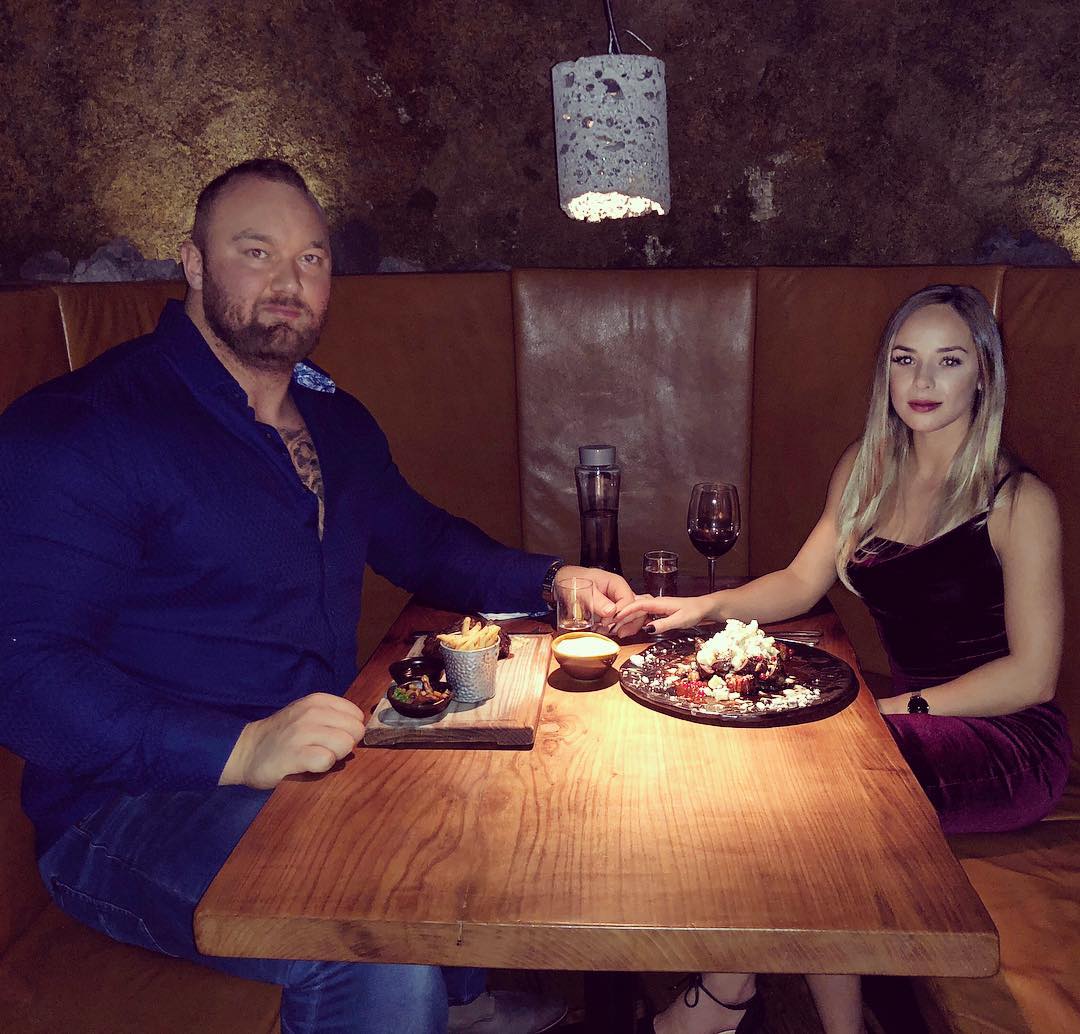 pictures of the mountain from got and his tiny girlfriend are storming the internet