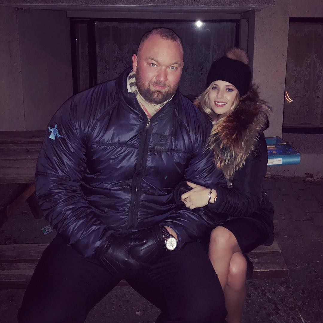 pictures of the mountain from got and his tiny girlfriend are storming the internet