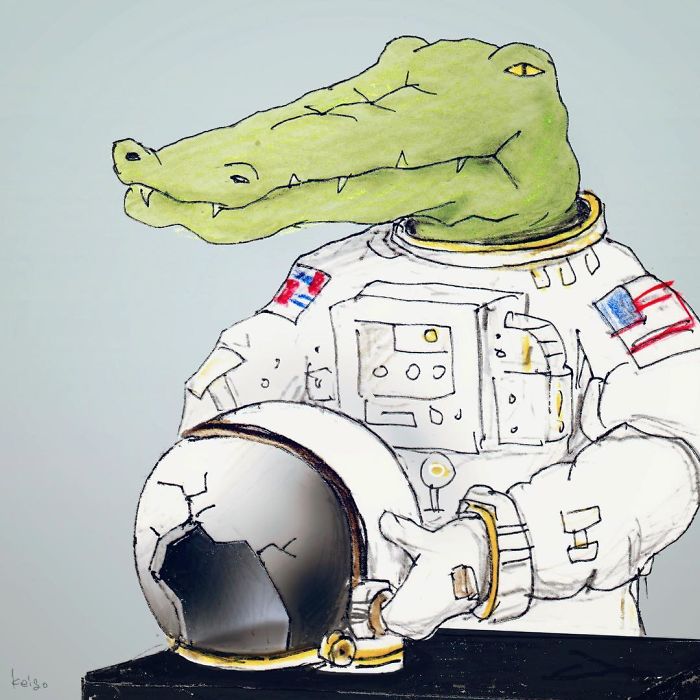 40 Everyday Problems Of Crocodiles Illustrated By Japanese Artist