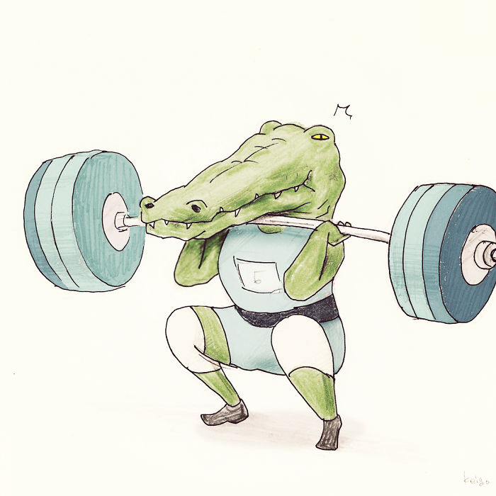 40 Everyday Problems Of Crocodiles Illustrated By Japanese Artist