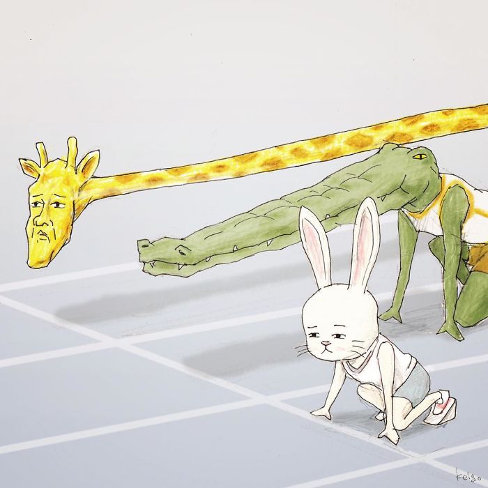 40 Everyday Problems Of Crocodiles Illustrated By Japanese Artist