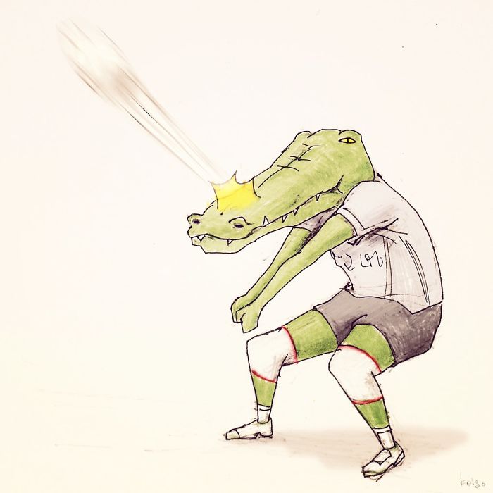 40 Everyday Problems Of Crocodiles Illustrated By Japanese Artist