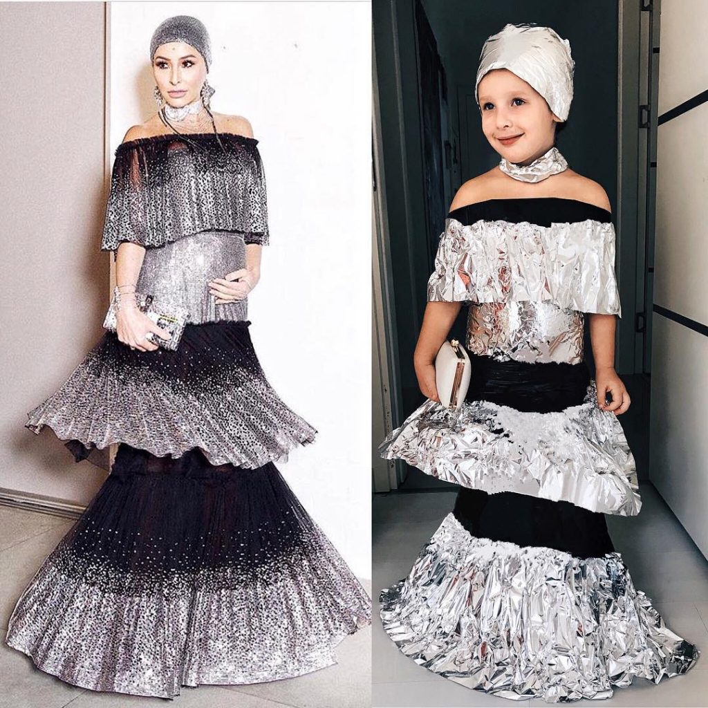 mother-daughter duo recreates celebrity looks