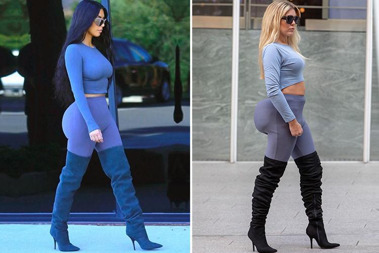 Woman Wore Fake Butt Of Kim Kardashian