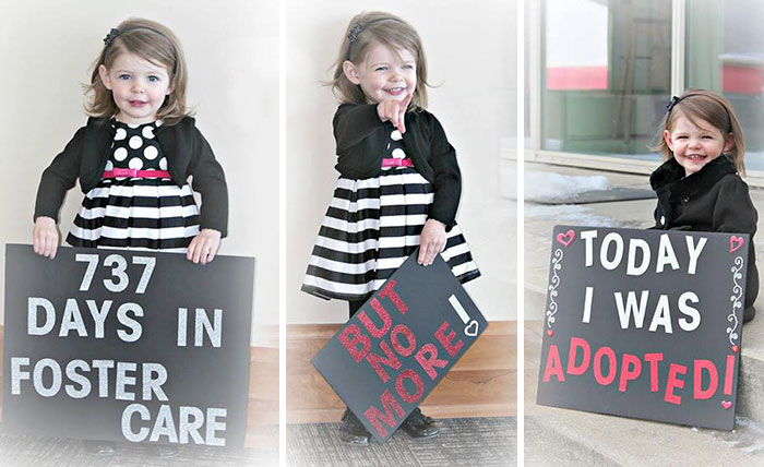 20 Pictures Of Just Adopted Kids That Is Going To Make Your Heart Melt