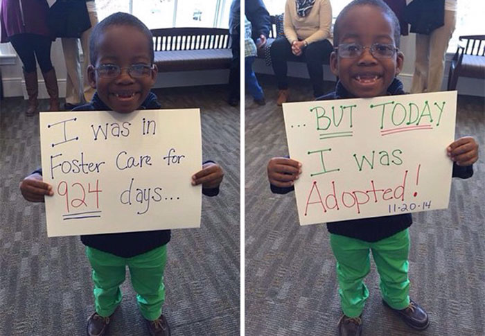 20 Pictures Of Just Adopted Kids That Is Going To Make Your Heart Melt