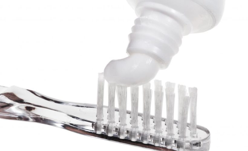 remove dark spots toothpaste toothbrush