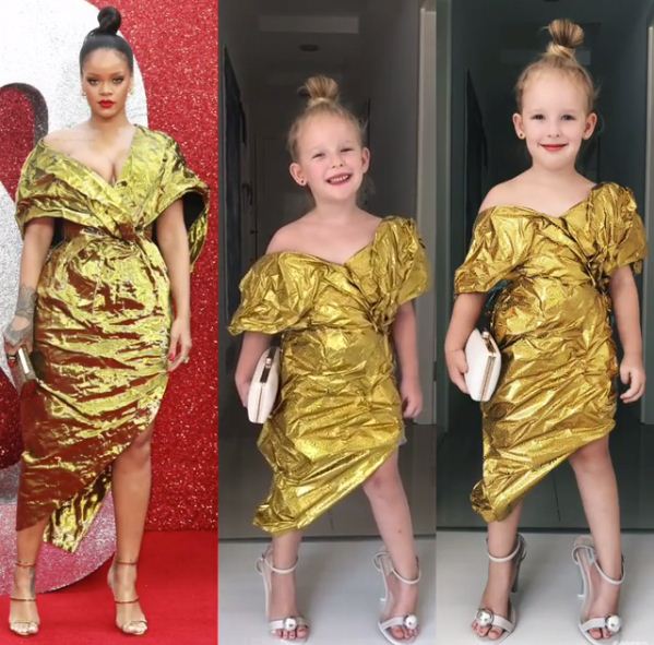 mother-daughter duo recreates celebrity looks