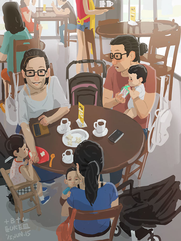 Single Dad Illustrates What It's Like To Raise A Child, And It's Heart Melting