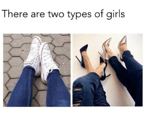 pictures two types girls