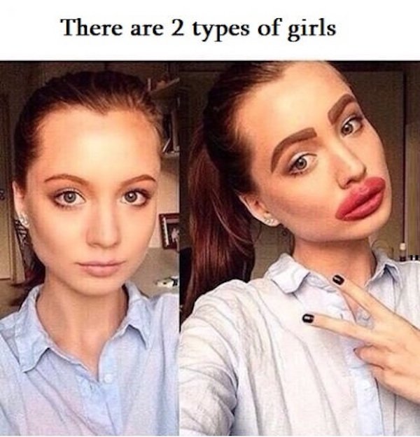 pictures two types girls