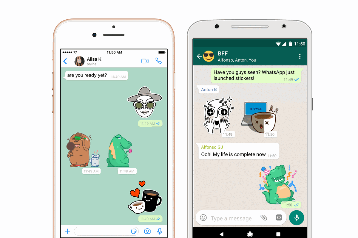 WhatsApp Stickers for Android and iPhone