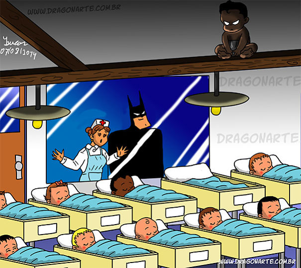 10+ Illustrations That Show What Would Happen If Superheroes Had Babies 