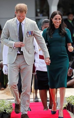 Here Is Why Prince Harry Walks Slightly Ahead Of Meghan Markle