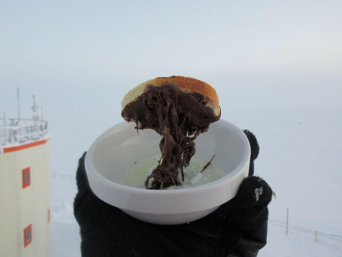Cyprien Verseux Depicts What Really Happens When You Try To Eat At -70°C