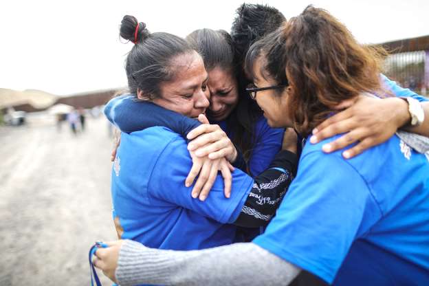 Families Separated By The US-Mexico Border Get A 3-Minute Hug Twice A Year