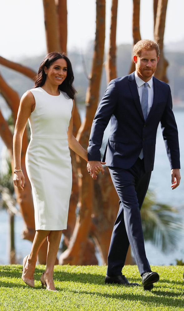 Here Is Why Prince Harry Walks Slightly Ahead Of Meghan Markle