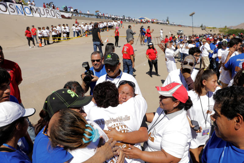 Families Separated By The US-Mexico Border Get A 3-Minute Hug Twice A Year