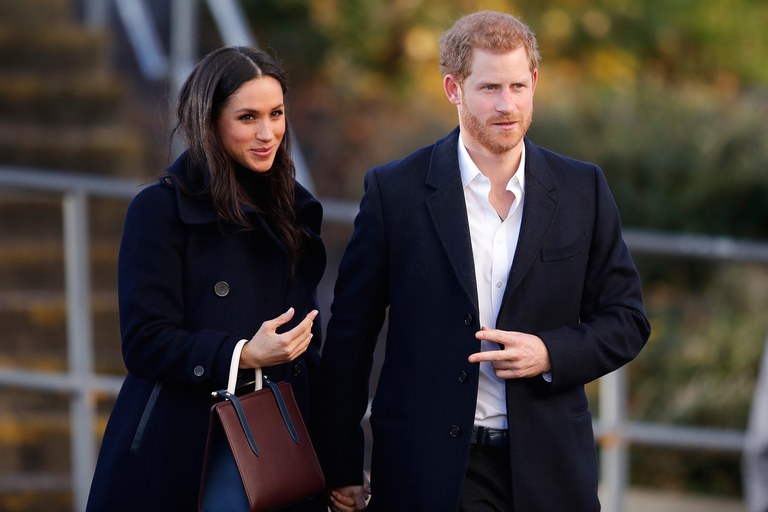 Here Is Why Prince Harry Walks Slightly Ahead Of Meghan Markle