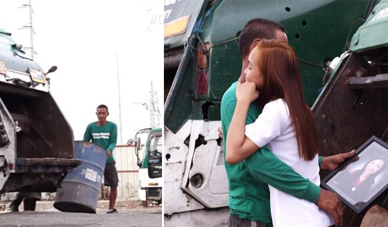 A Garbage Picker Supports His Daughter To Achieve College Degree