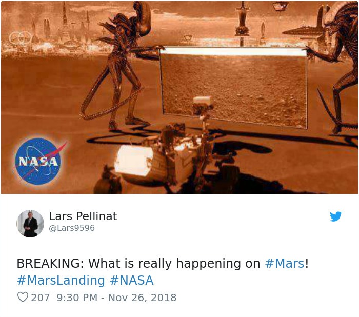 Funny Reactions To NASA’s InSight’s First Photos From Mars