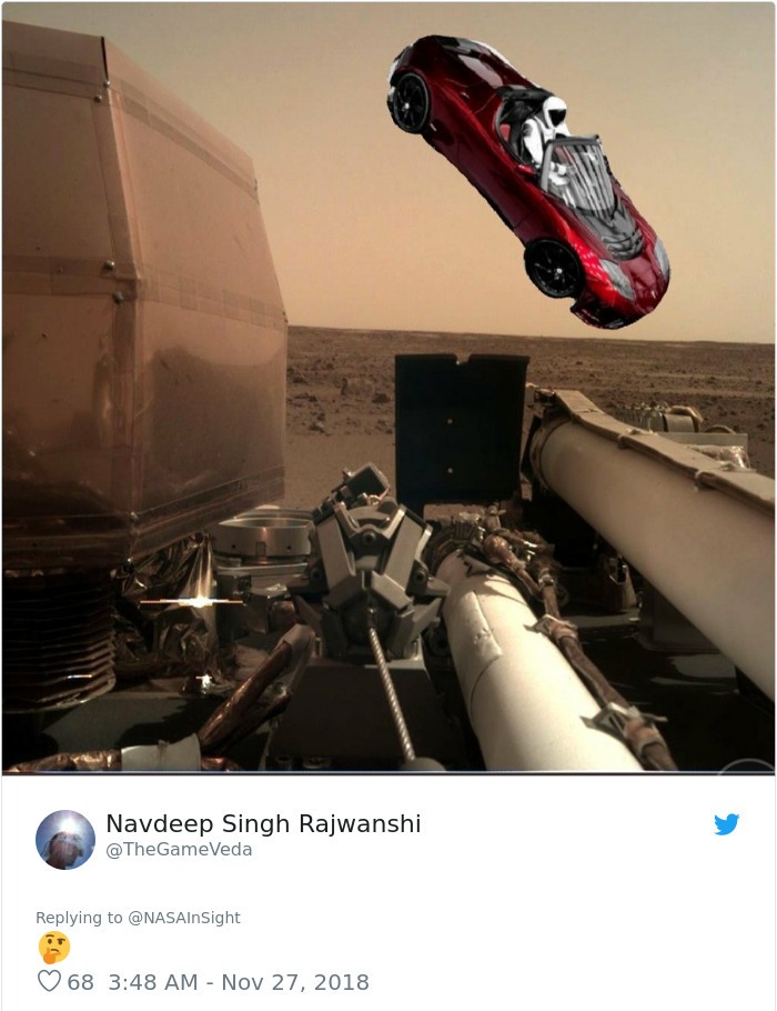 Funny Reactions To NASA’s InSight’s First Photos From Mars