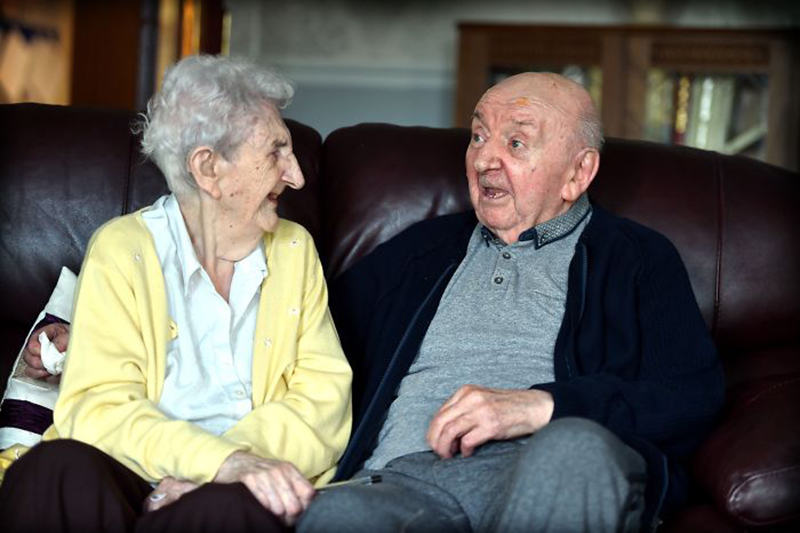 This 90 Years Old Mother Moves Into Care Home To Look After His 80 Years Old Son