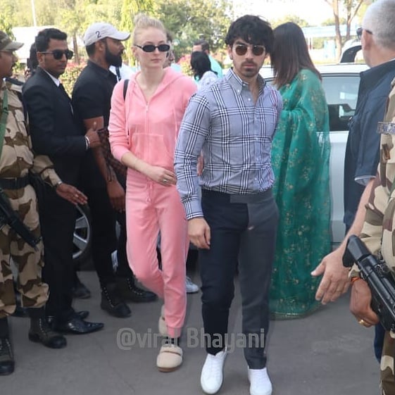 First Pictures Of Newly-married Couple Priyanka Chopra And Nick Jonas At Jodhpur Airport