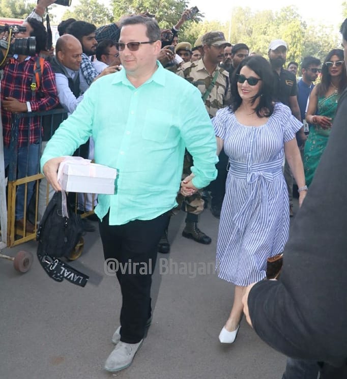 First Pictures Of Newly-married Couple Priyanka Chopra And Nick Jonas At Jodhpur Airport