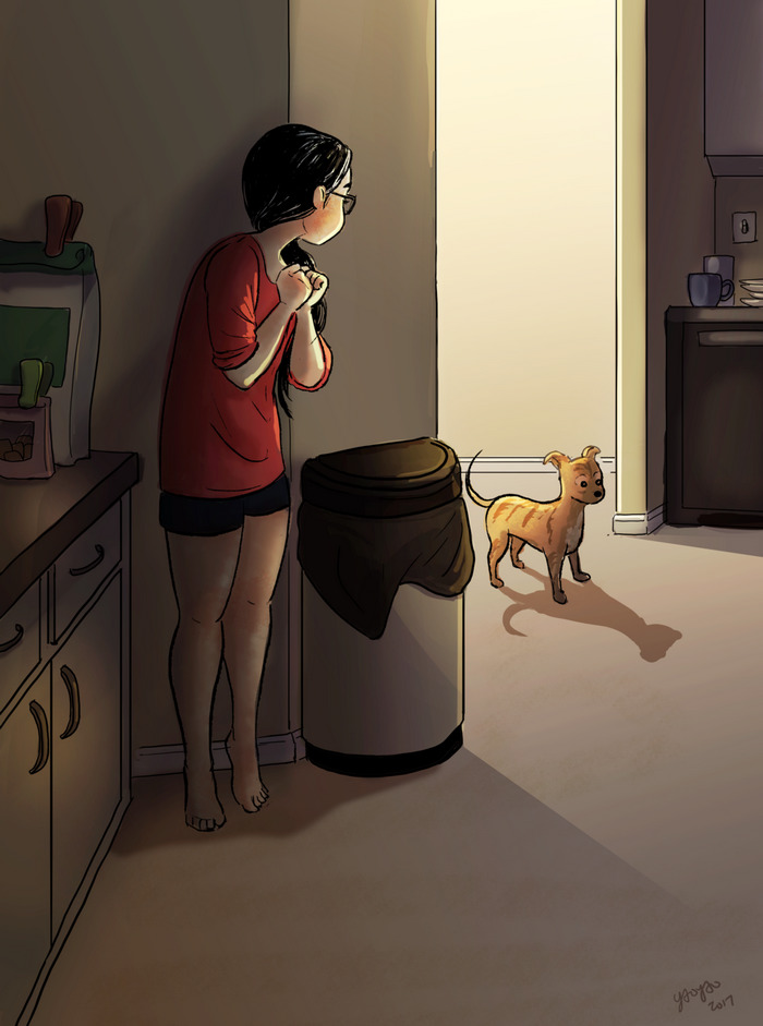 30+ Illustrations That Perfectly Capture The Happiness Of Living Alone