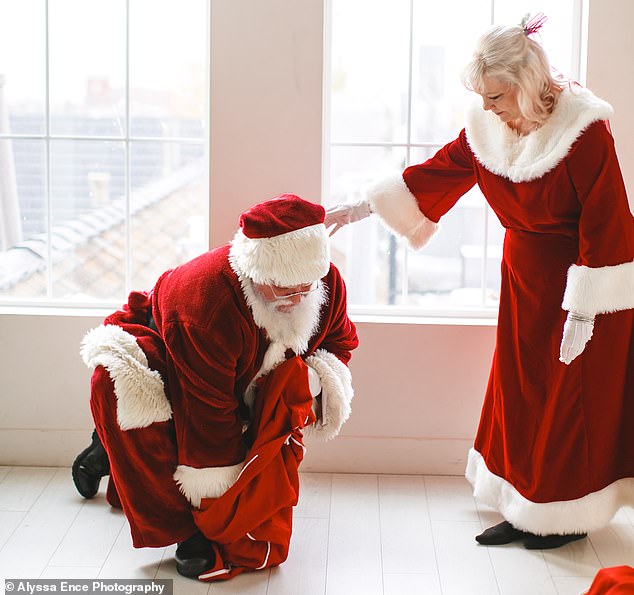 Man Who Works As Santa Clause Finally Proposes Mrs. Clause 40 Years After They Met Each Other