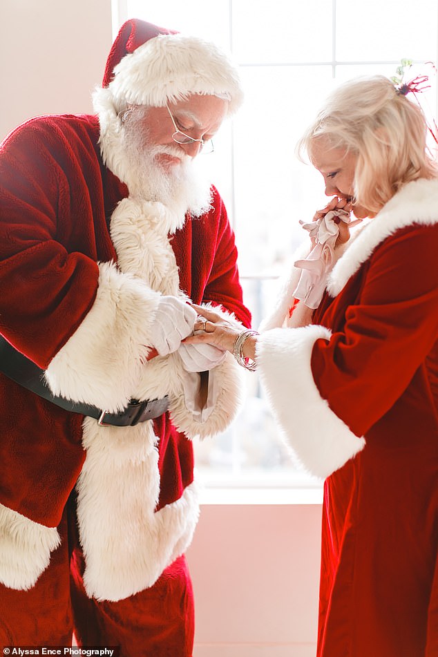 Man Who Works As Santa Clause Finally Proposes Mrs. Clause 40 Years After They Met Each Other