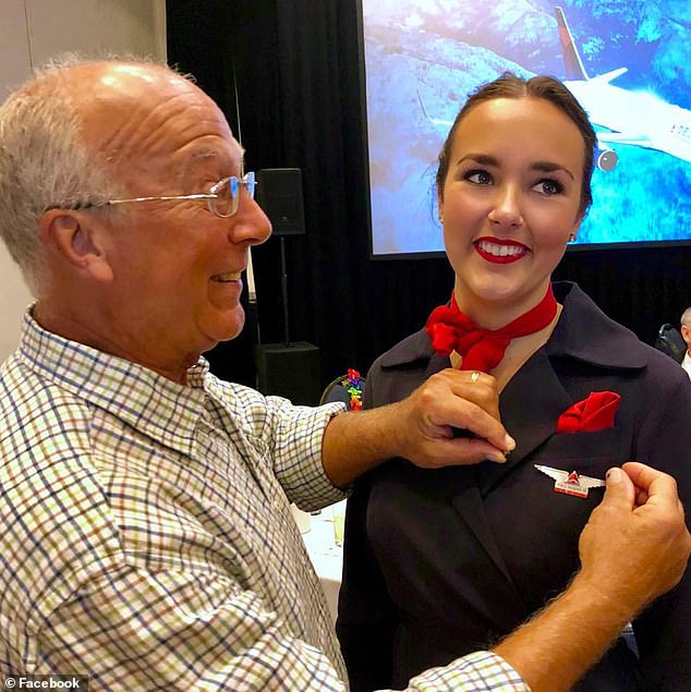 A Man From Ohio Attended Six Flights To Be With His Flight Attendant Daughter On Her Christmas Shifts