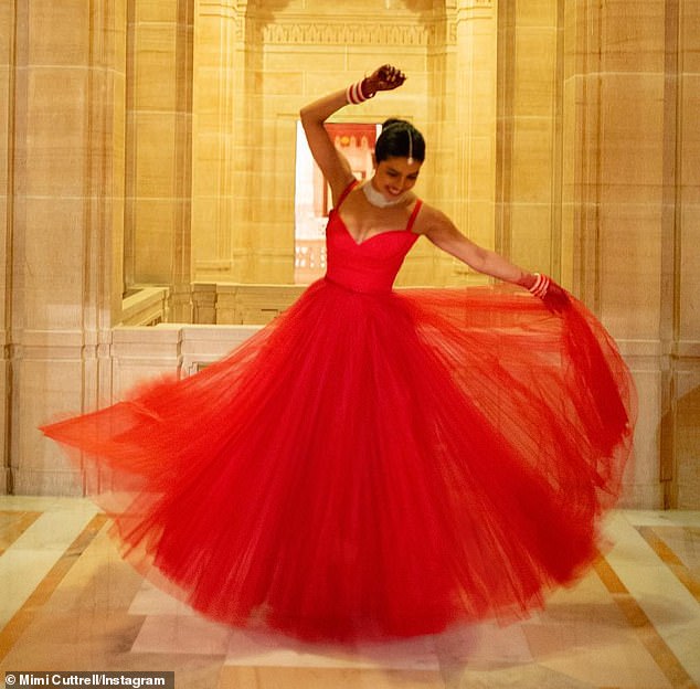 The Red Dior Dress That Priyanka Chopra Wore During Her Second Wedding Reception Is So Mesmerizing