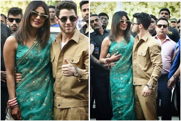 First Pictures Of Newly-married Couple Priyanka Chopra And Nick Jonas At Jodhpur Airport