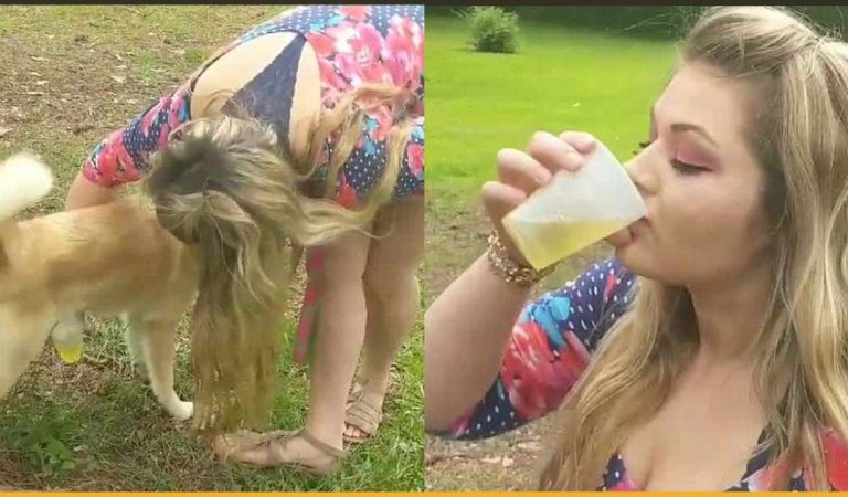 Woman Affirms Consuming Urine Of Her Dog Recovered Her From Acne And Possibly ‘Cure Cancer’ Woman Affirms Consuming Urine Of Her Dog Recovered Her From Acne And Possibly ‘Cure Cancer’
