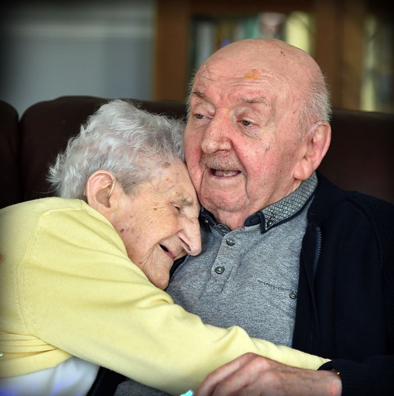 This 90 Years Old Mother Moves Into Care Home To Look After His 80 Years Old Son