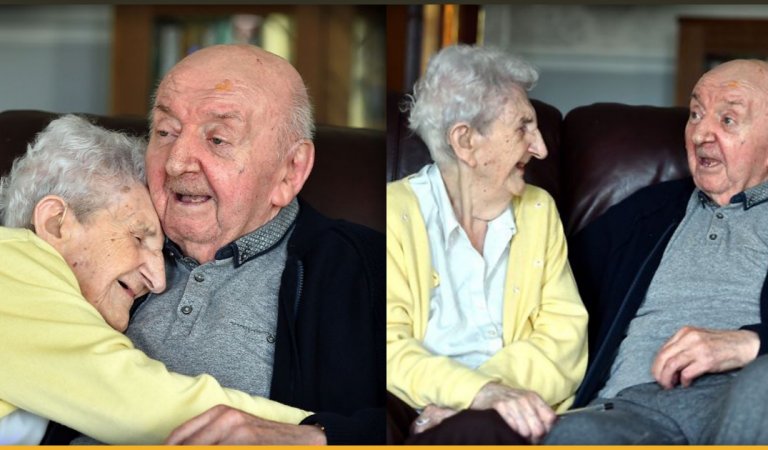This 98 Years Old Mother Moves Into Care Home To Look After His 80 Years Old Son