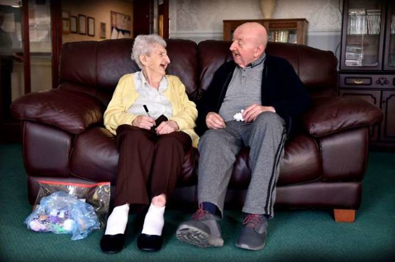 This 90 Years Old Mother Moves Into Care Home To Look After His 80 Years Old Son
