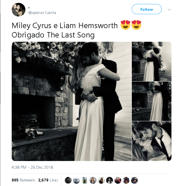 Fan Theories Suggests The Wedding Pictures Of Miley and Liam Resemble From The Scenes Of 'The Last Song'